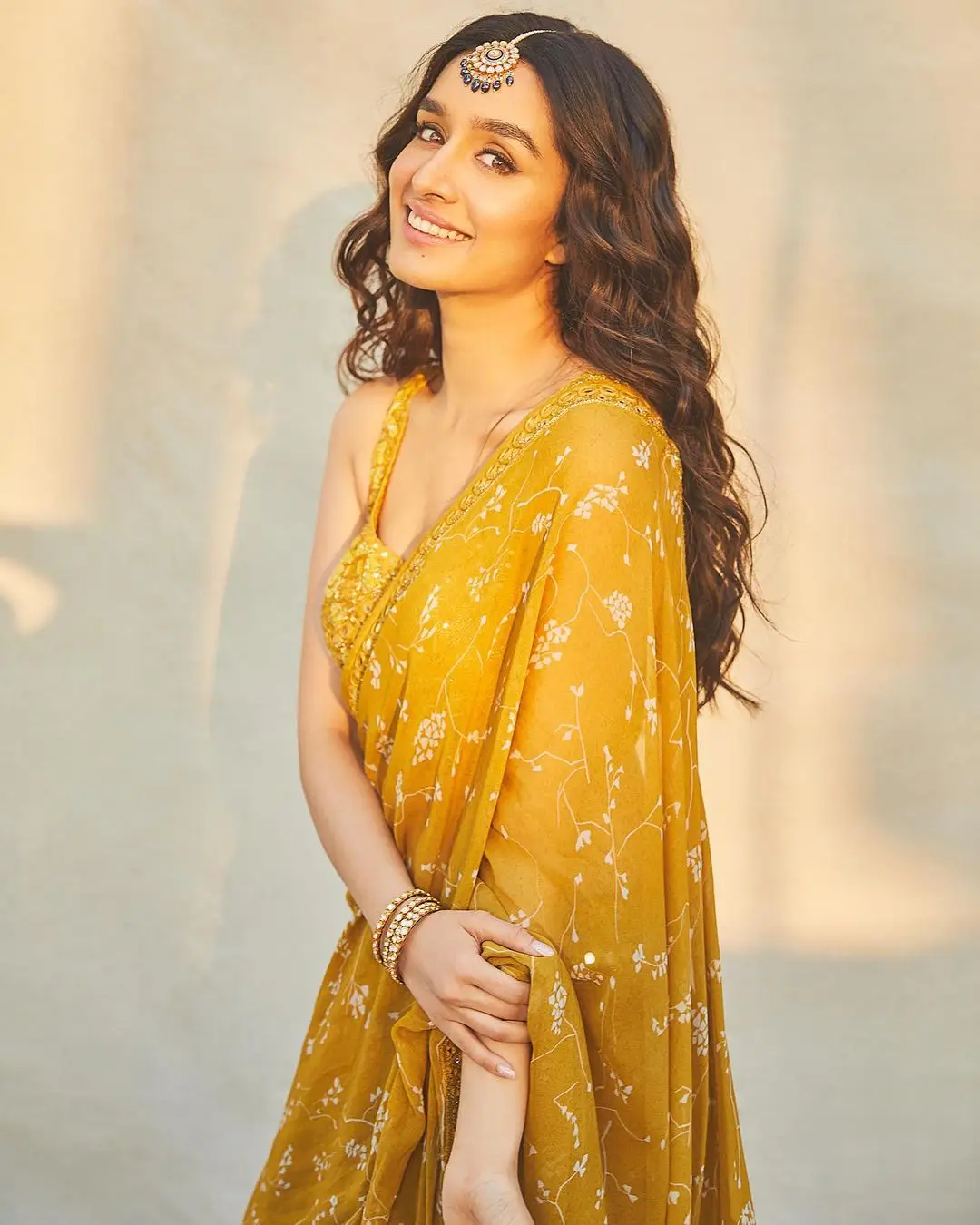 Shraddha Kapoor In Yellow Saree